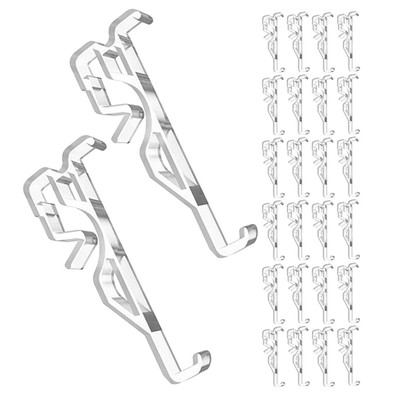 30 clip per mantovane per tende: clip per mantovane per finestre con