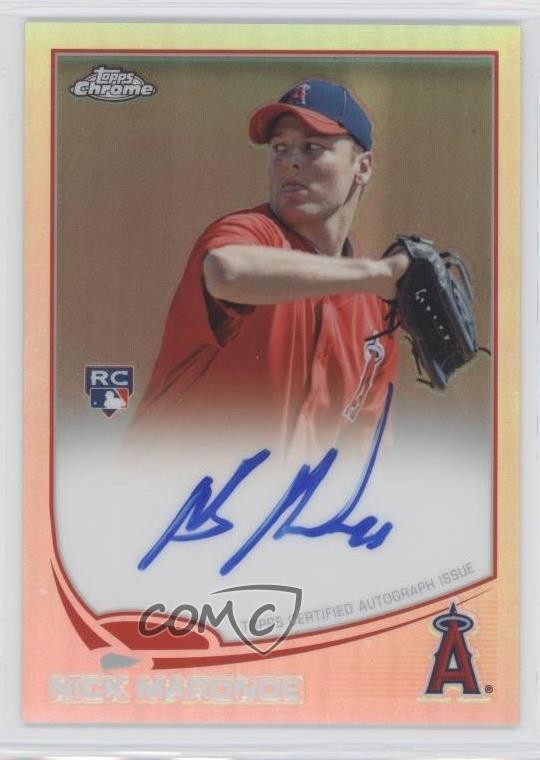 2013 Topps Chrome Refractor Rookie Auto 313/499 Nick Maronde #24 Auto RC 9lc
