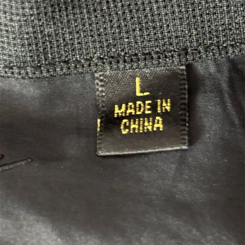 Jaqueta corta-vento Ben Hogan masculina preta tamanho G meio zíper casual - Imagem 4 de 4