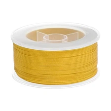 0.02 Inch x 109 Yards Nylon String Bracelet String Braided Nylon Thread Golden