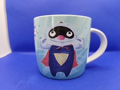 Konitz Coffee Mugs 12 oz Kleine Super Helden Kinder Germany Blue Super Hero EUC 
