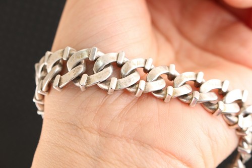 Collection tibet miao silver hand cast leo lion bracelet jewel gift - Picture 10 of 11
