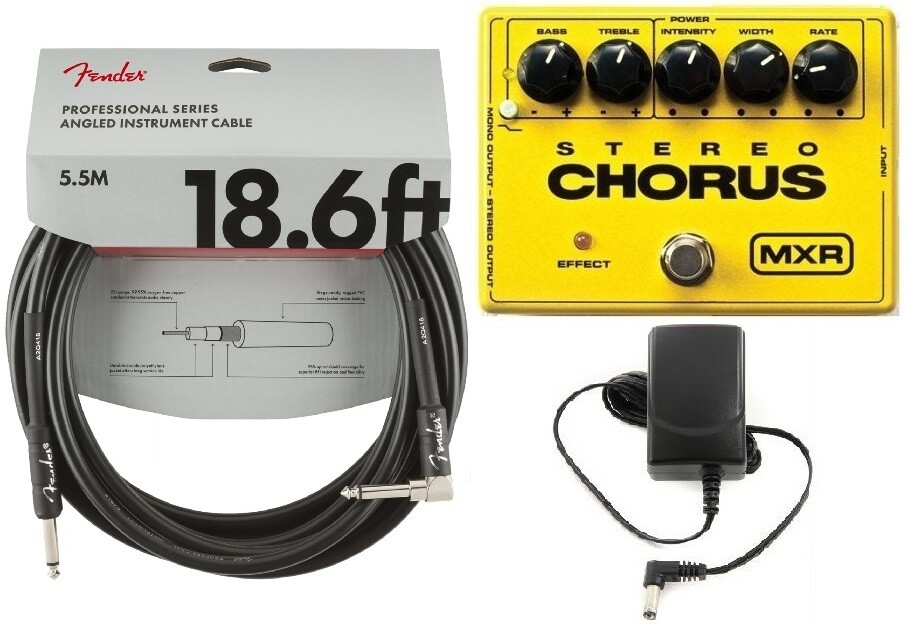 MXR M-134 Stereo Chorus Guitar Effects Pedal M134 (FENDER 18FT