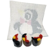 New Vintage Betty Wilkinson Penguin Latch Hook Kit Latchkits 12" Canvas No Box