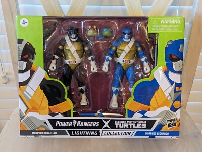 NEW POWER RANGERS X TEENAGE MUTANT NINJA TURTLES MORPHED DONATELLO & LEONARDO