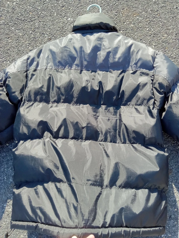 Chaqueta acolchada Polo Ralph Lauren para hombre forrada negra cremallera completa aislada 😎 Foto 2 de 4