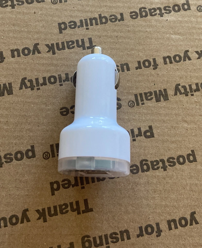 100x White Dual USB 2.1A Car Charger Adapter For iPhone Android Samsung LG HTC  - Image 3 of 4