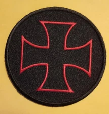 Iron Cross Patch Worldwide Ship approx 3"