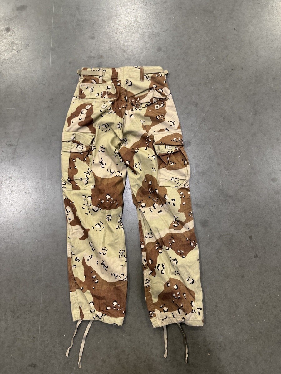 US Military Chocolate Chip BDU Desert Camo Cargo Pants Size X
