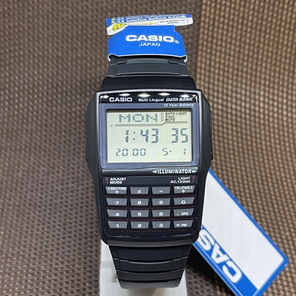 Casio DBC 32 1A Databank Digital Calculator Watch eBay
