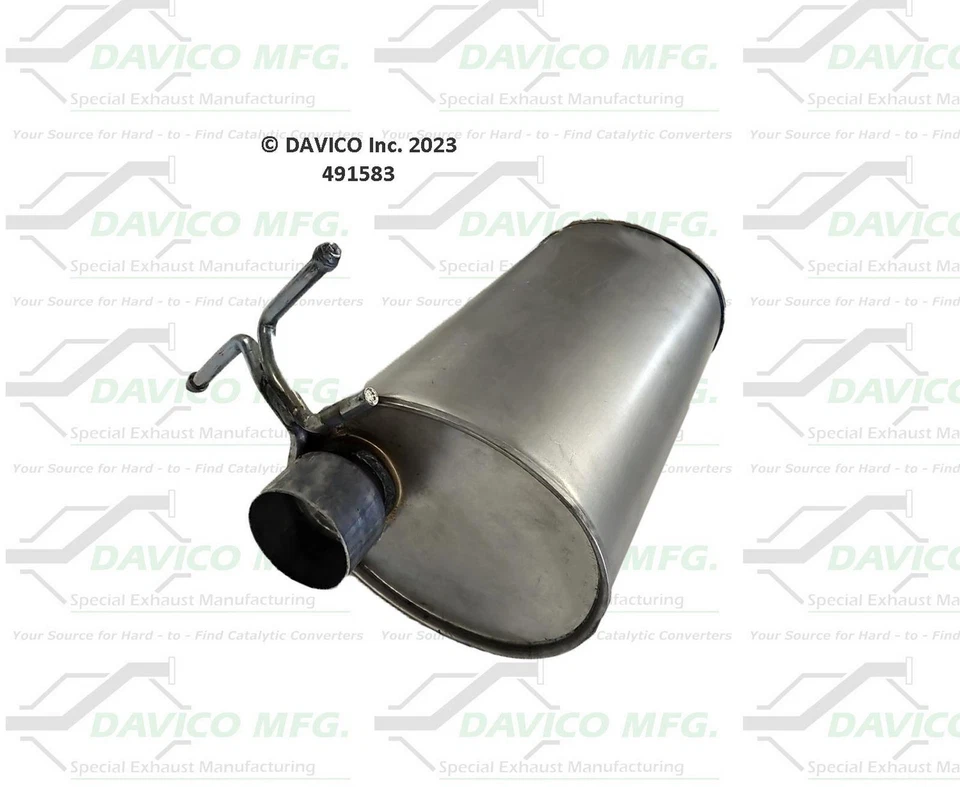 Exhaust Muffler Fits 2005 2006 2007 Ford F-250 Super Duty 5.4L V8 GAS SOHC - Imagem 2 de 4