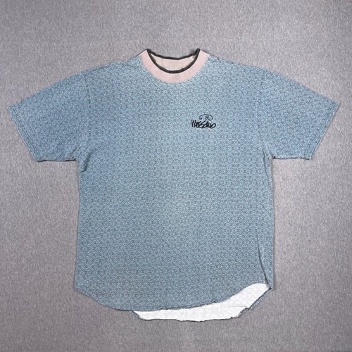 VTG 80s 90s Mossimo T Shirt Mens Large All Over Print Abstract Surf Skate USA