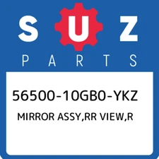 56500-10GB0-YKZ Suzuki Mirror assy,rr view,r 5650010GB0YKZ, New Genuine OEM Part