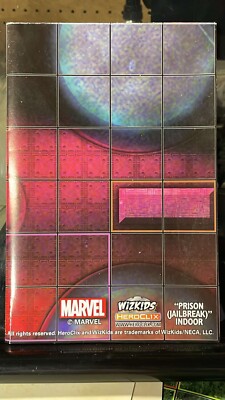 HeroClix map Prison (Jailbreak) / Chemical Plant (Containment Leak) (AF)