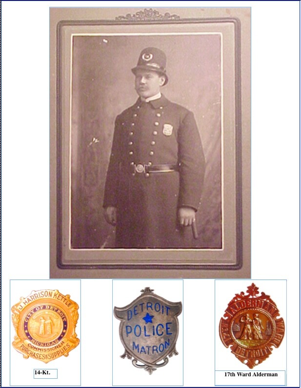 DETROIT POLICE CHRONOLOGY OF BADGES BY LUCAS | eBay