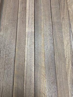 12 Boards,Black Walnut Lumber Cutting Board Wood Blank Kiln Dried 3/4  x 2 x 16 