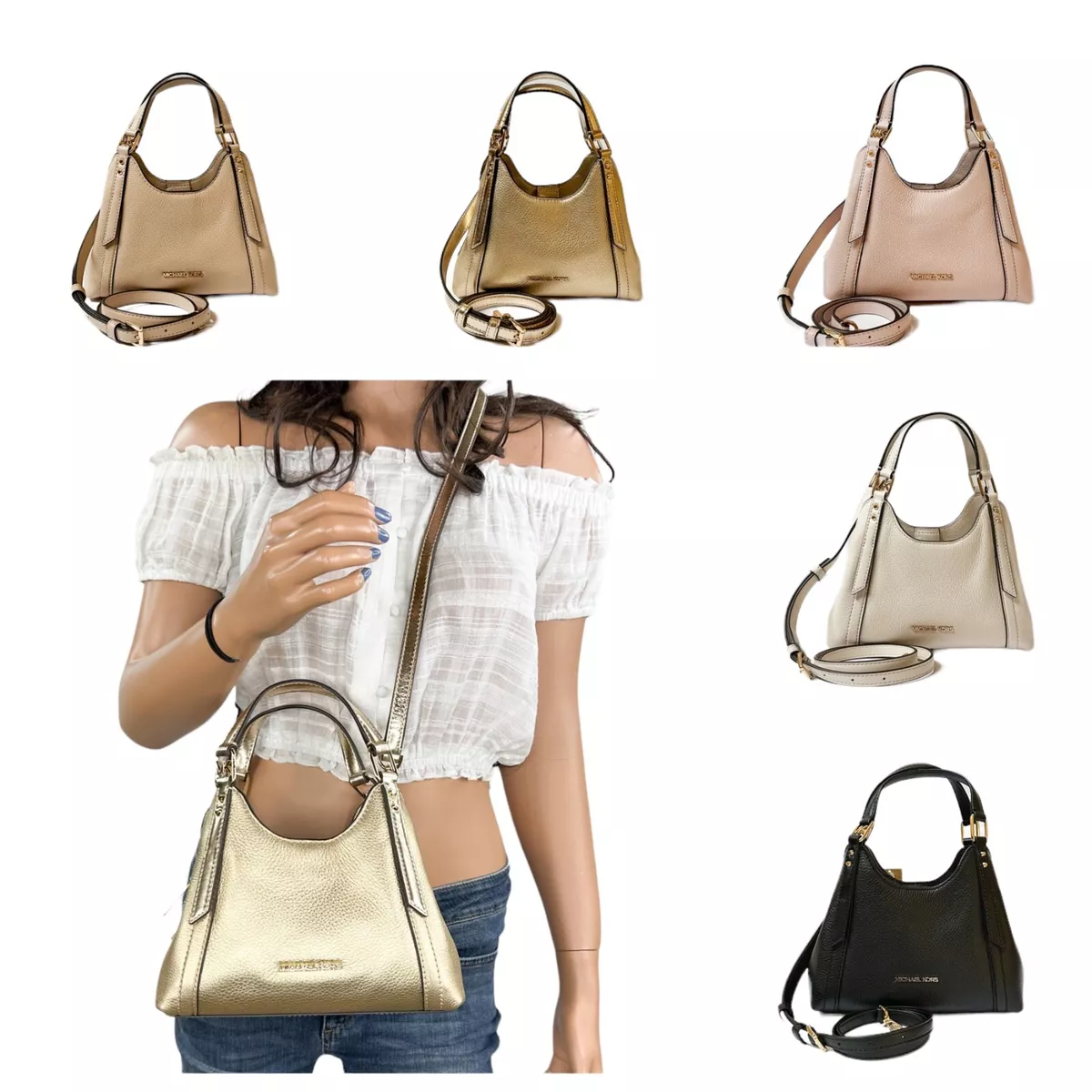 Michael kors 3 zipper crossbody deals