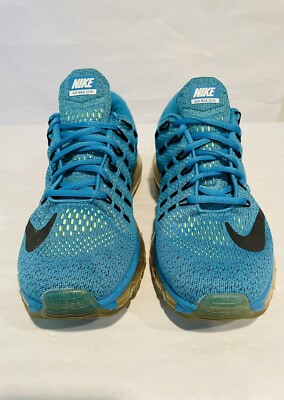 Nike Air Max 2016 807236-400 Womens Sz Y Blue/Volt Running