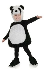 Toddler Panda Costume Unisex Hooded Jumpsuit Boys Girls Halloween 18-24 Month