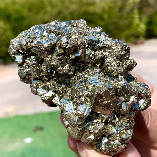 307G Natural Colorful ChalcopyriteCalci Crystal Clustrare MineralSpecimen - 第 3/23 張圖片