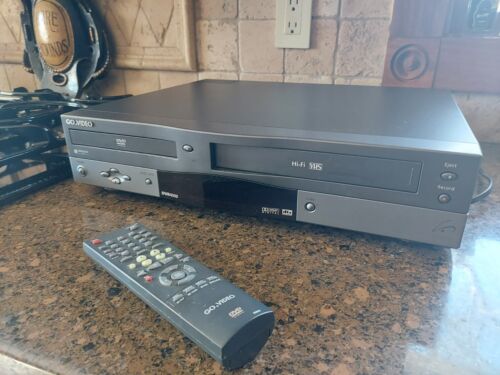 Go Video DVR4000 DVD VCR Combo Player Recorder with Remote Tested. - Zdjęcie 1 z 2