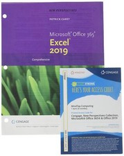 Bundle: New Perspectives Microsoft Office 365 Excel 2019 Comprehensive,