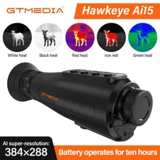 Thermal Monocular AI 384x288 12μm Handheld Thermal Imaging Night Vision Hunting