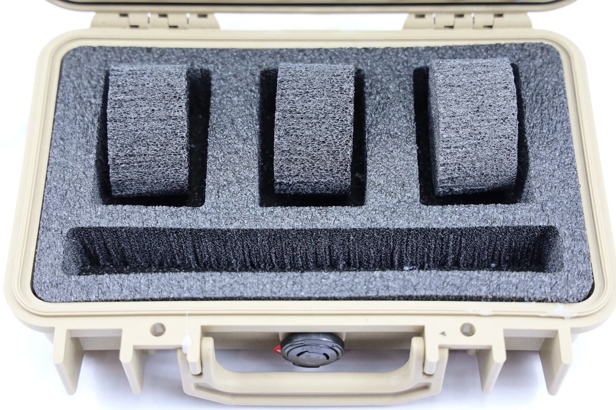 New Precut 3 watch Collectors case foam fits your Pelican 1170