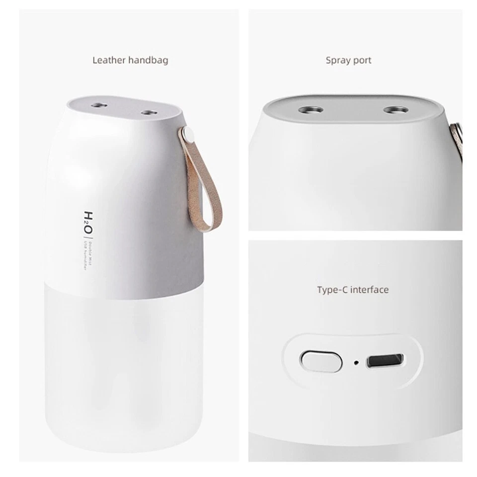 300ml Wireless Air Humidifier 2000mAh Battery Portable Aroma Diffuser dounlenozl - Image 4 of 4