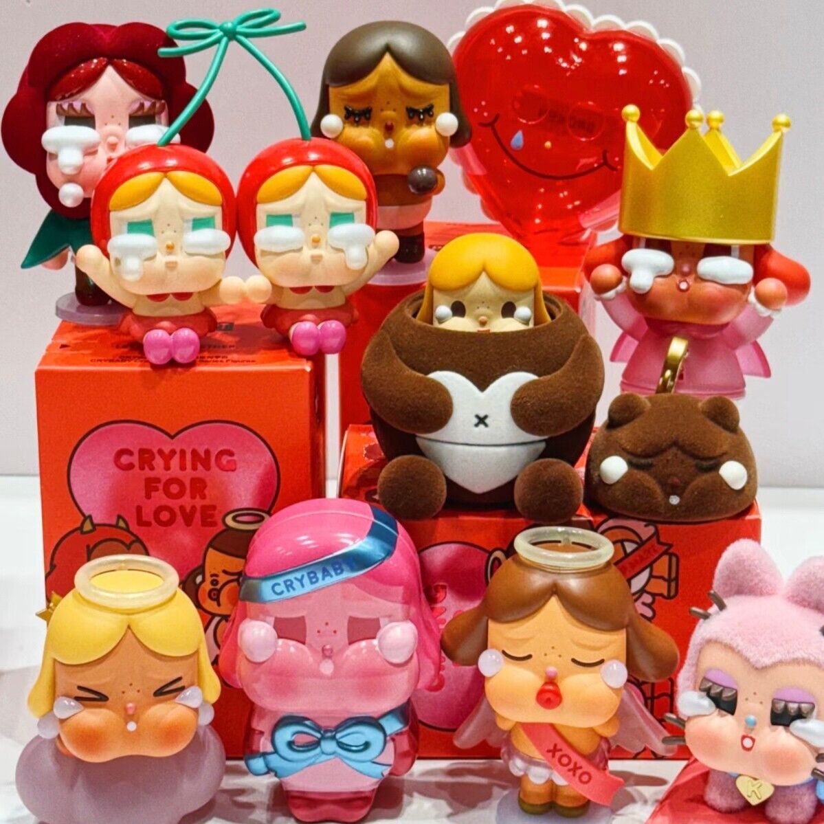 POP MART CRYBABY CRYING FOR LOVE Series Confirmed Figure POP MART CRYBABY CRYING FOR LOVE Series Confirmed Figure