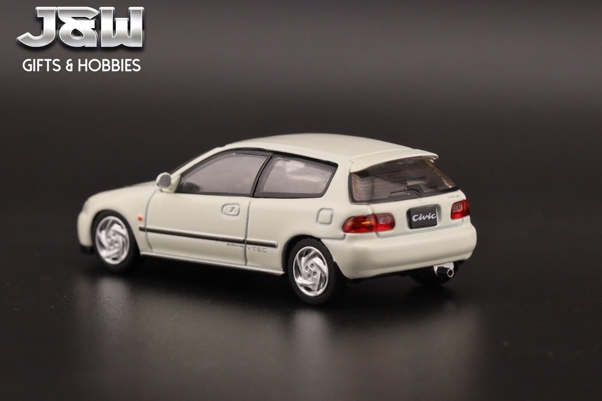 ミニカー SAPI MODELS HONDA CIVIC Si WHITE 1/43 Hobby Japan Honda CIVIC (EG6) SIR-Ⅱ Frost White RHD JDM64 1