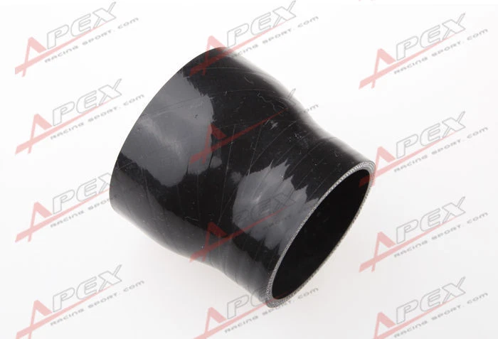 3ply 2" to 1.5'' inch Straight reducer 76.2mm SILICONE HOSE COUPLER PIPE Black - image 4 of 4