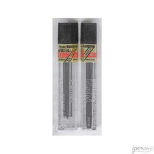 2 Tubes PENTEL Super Hi-Polymer Lead 0.5 mm 4H