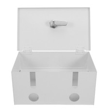 Outdoor Electrical Outlet Cover Weatherproof Lock Box Rustproof Stainless Steel
