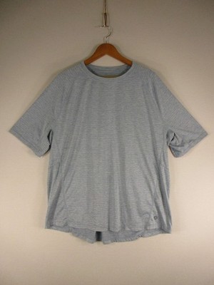 Mondetta Active Shirt Mens XXL Light Blue Heather Short Sleeve Performance Tee