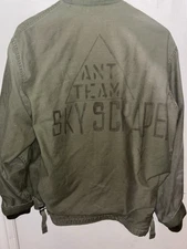 Vintage US Navy USN A-2 Deck Jacket 1960s Vietnam cold weather  Military Stencil