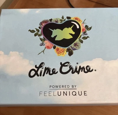 Lime Crime X Feel Unique Boxed Set 3 Items Liquid Lipstick Elle, Lip Topper X 2 - Image 1 of 4