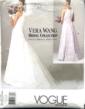 Vogue Pattern #2118 - Vera Wang Bridal Collection Dress (Size 18-22) Uncut