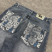VTG Southpole Shorts Mens 34 Blue Baggy Rare Blue Tab Hip Hop Grunge Skater Y2K
