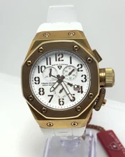 Mint Swiss Legend Trimix Diver Men's Rose Chronograph Day/Date 20ATM 44mm Watch