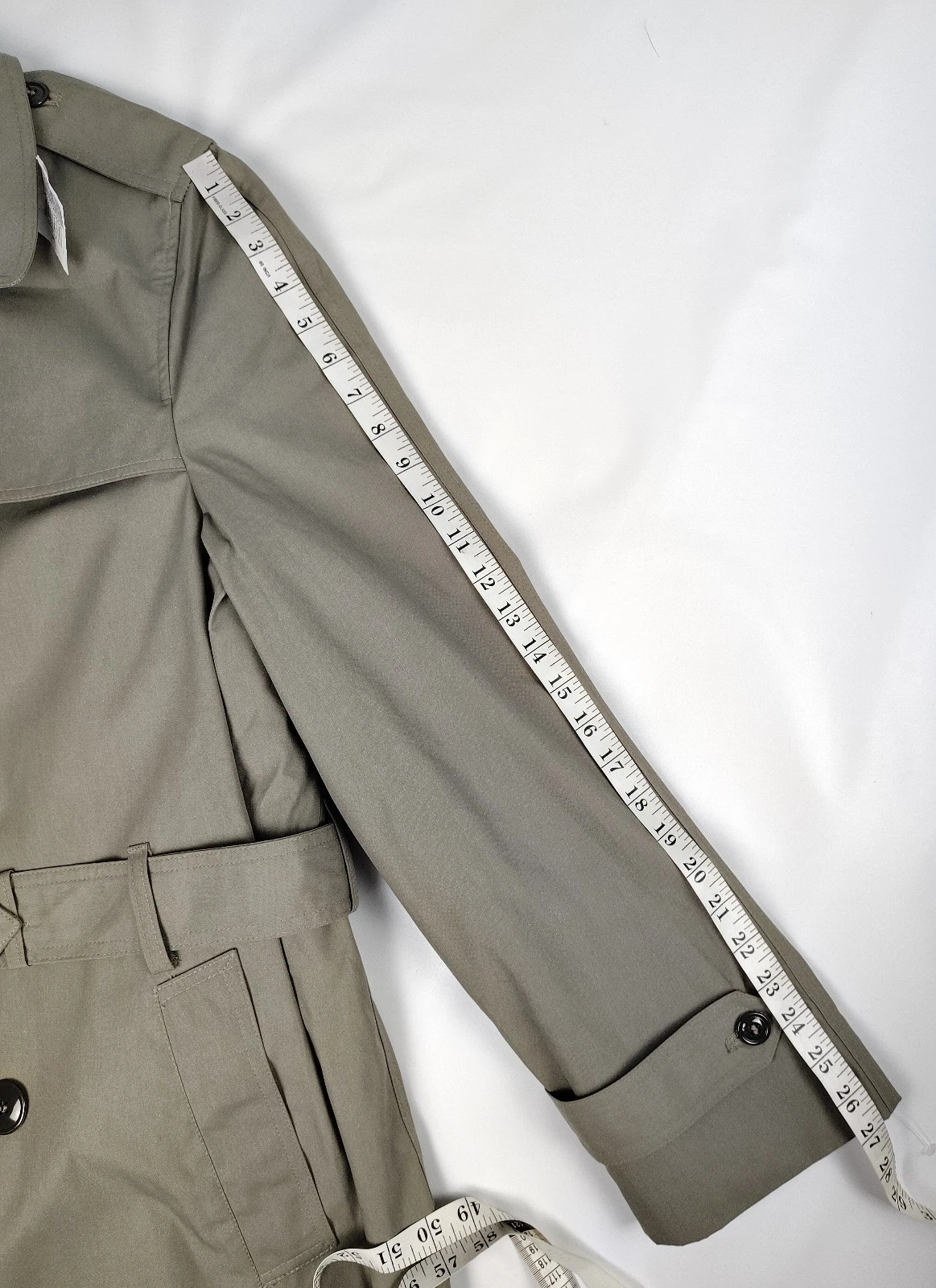 NWT DSCP Valor Collection All Weather Trench Coat Removable Quilt Liner Mens 40L - product detail image 19