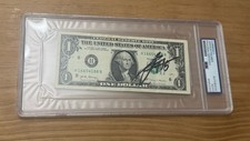 Joshua Palmer Signed Autograph Buffalo Bills $1 Bill Currency PSA COA Auto