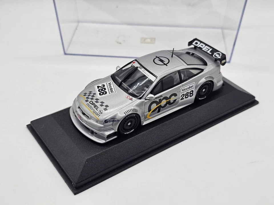 Opel Calibra V6 4x4 1999 DTM Strycek #288 1:43 Minichamps In Box - Immagine 2 di 3