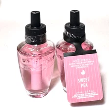 Bath & Body Works SWEET PEA Wallflowers Fragrance Refills SEALED Set of 2 NEW