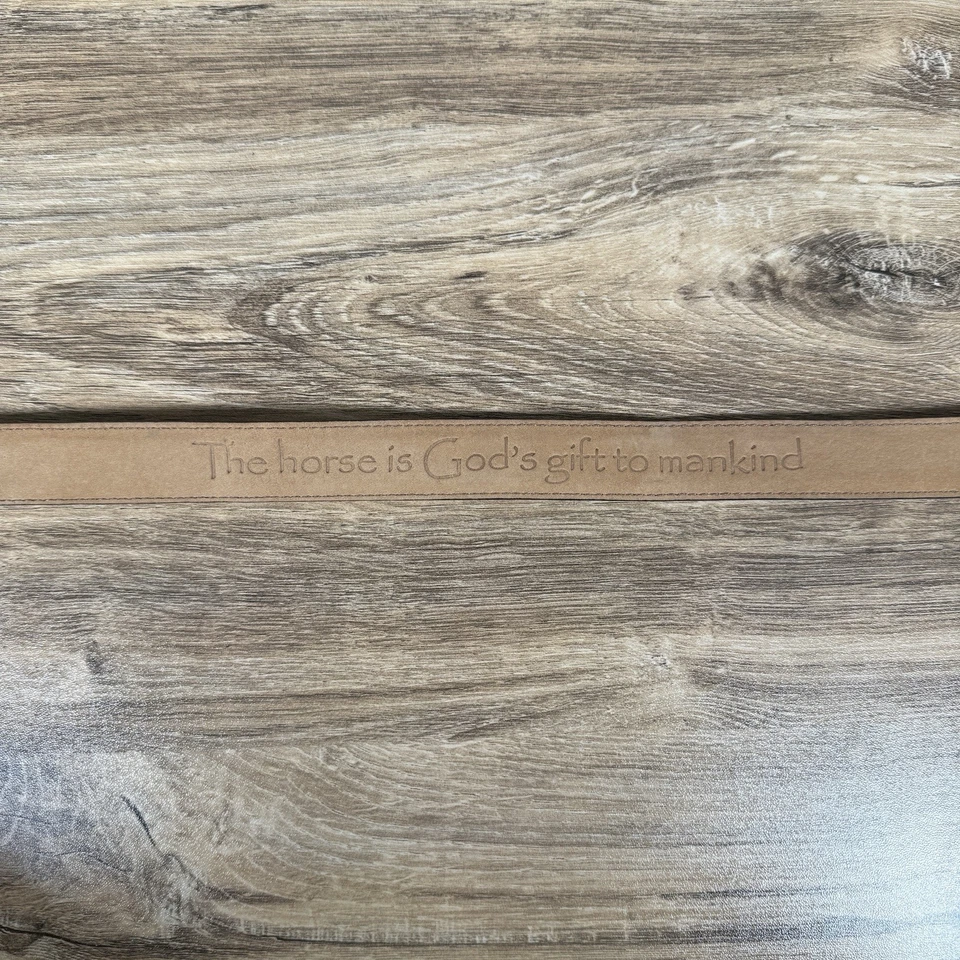 Cinturón Ariat para mujer de cuero de grano completo negro Foto 4 de 4