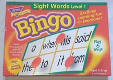 Trend, Bingo, Sight Word Game, Level 1, pre-owned