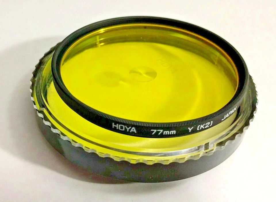 Genuine Hoya 77mm Yellow Y K2 #K2 K-2 k 2 Glass Lens Filter Made in Japan 77 mm  - Image 4 of 4