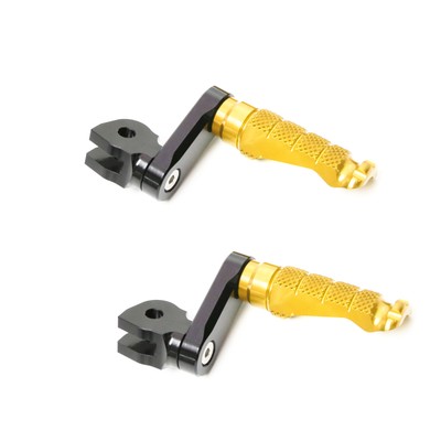 Gold R-FIGHT 40mm Riser Front Foot Pegs For VFR 800F Interceptor 98-16 ...