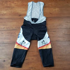 Rosti Mens Large Cycling Bibtights Knickers 3/4 Italy 14" 14.5" (8/10) Thermal L