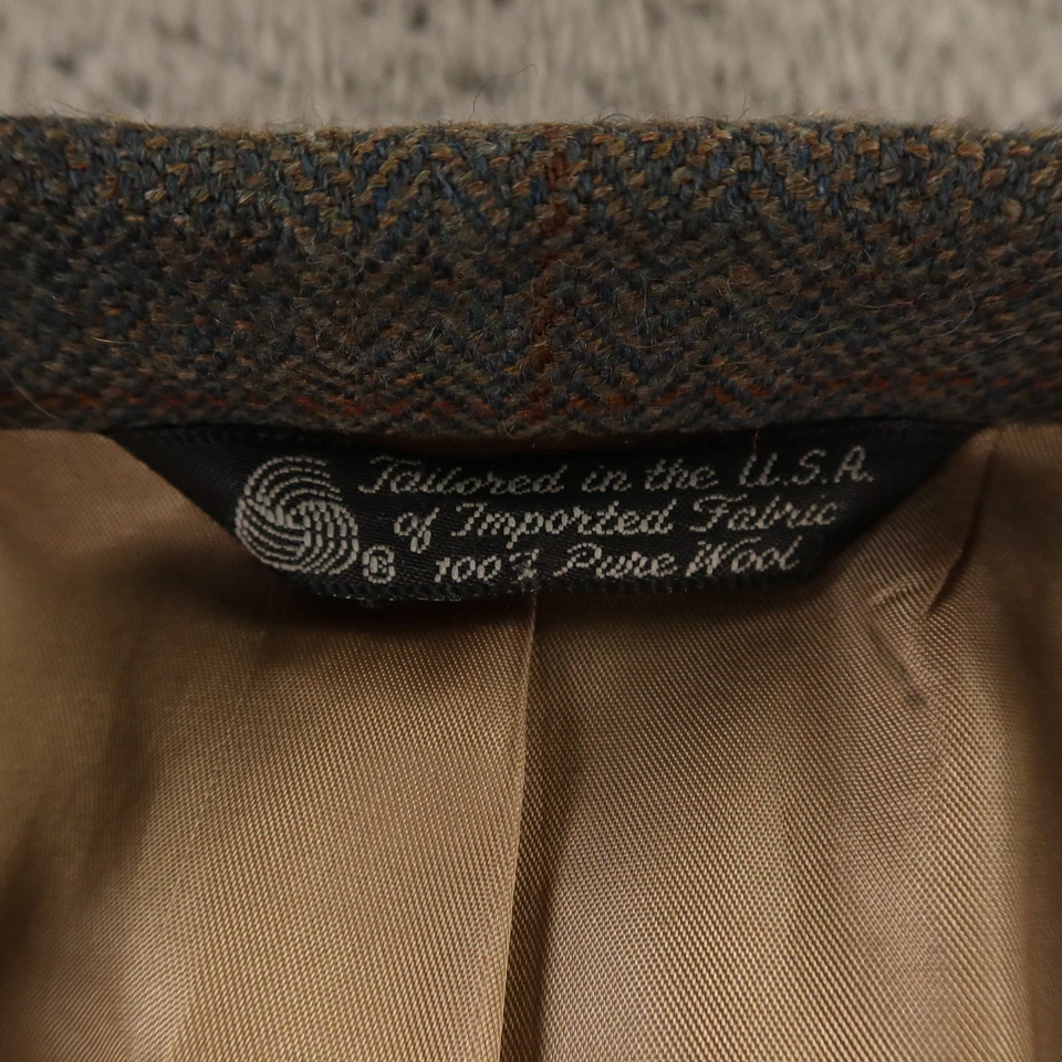 Jaqueta Christian Dior Vintage XL Janela Xadrez Marled 100% Lã Tweed Blazer 48R - Imagem 3 de 4